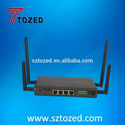 4-Port 10/100TX Slim Industrial Unmanaged Ethernet Switch 4G internet router